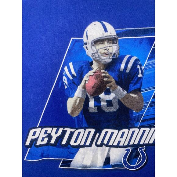 Vintage Peyton Manning Shirt Indianapolis Colts Player Graphic Tee 2000s Large - Picture 3 of 12